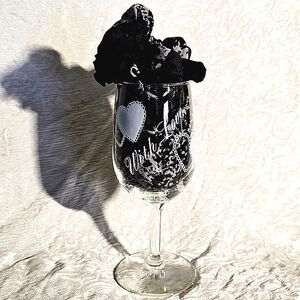 With Love Wine Glass Champagne Flute